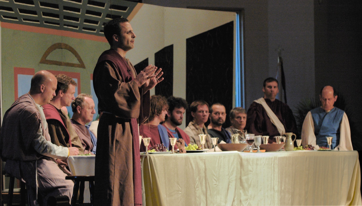 The Living Last Supper tableau at Christ Church United Methodist